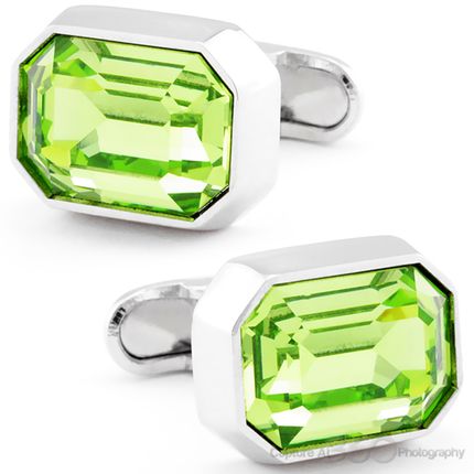 Green Gem Cufflinks