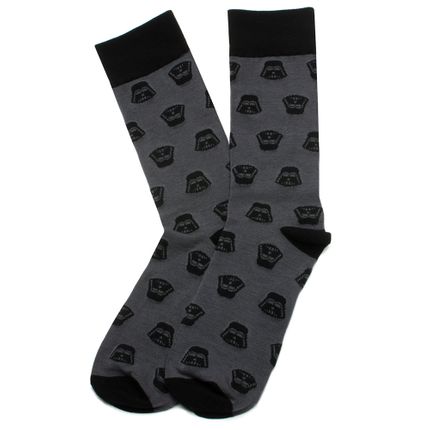 Grey Darth Vader Socks