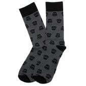 Grey Darth Vader Socks