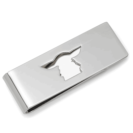 Grogu Cut Out Money Clip