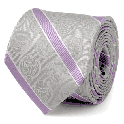 Guardians of the Galaxy Gray Stripe Tie