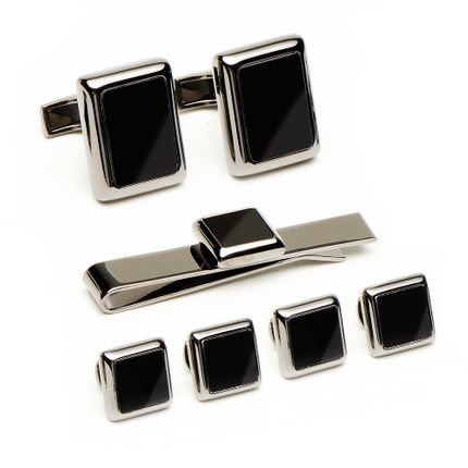 Gunmetal And Onyx Jfk Presidential Gift Set