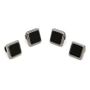 Gunmetal And Onyx Jfk Presidential Stud Set
