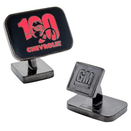 Gunmetal Chevrolet Centennial Cufflinks