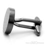 Gunmetal Herringbone Cufflinks