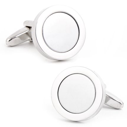 Gunmetal Ring Cufflinks