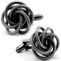 Gunmetal Rope Knots Cufflinks