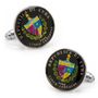 Hand Painted 5 Centavos Cuban Coin Cufflinks
