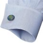Hand Painted Cayman Island Ten Cent Coin Cufflinks