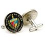 Hand Painted Cuban Coin Cufflinks