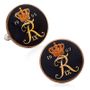 Hand Painted Denmark Coin Cufflinks