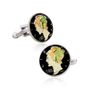 Hand Painted Liberty Dime Coin Cufflinks