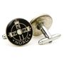 Hand Painted Norway Coin Cufflinks