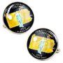Hand Painted Pennsylvania State Quarter Cufflinks