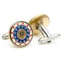 Hand Painted Portugal Coin Cufflinks
