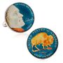Hand Painted Usa Nickel Cufflinks