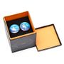 Hand Painted Wyoming State Quarter Cufflinks