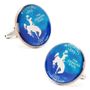 Hand Painted Wyoming State Quarter Cufflinks