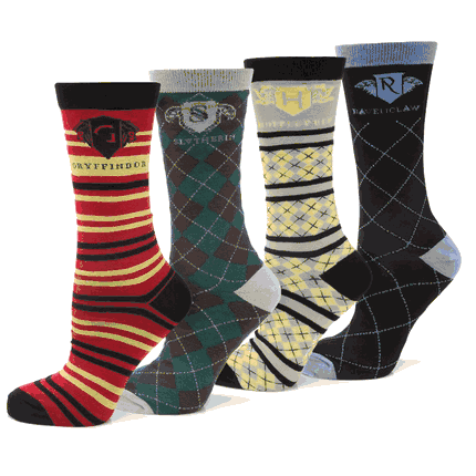 Harry Potter House 4 Set Socks Gift