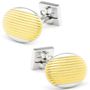 Harvest Moon in Silver and Gold Cufflinks