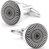 Hipnotis Image Round Cufflinks