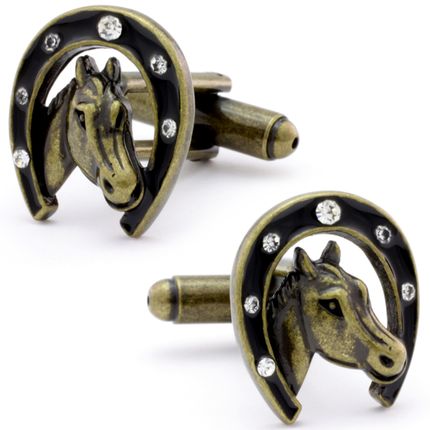Horse Shoe & Head Cufflinks