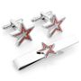 Houston Astros Cufflinks and Tie Bar Gift Set