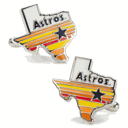 Houston Astros Tequila Sunrise Cufflinks