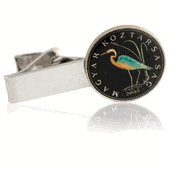 Hungary Bird Coin Tie Clip