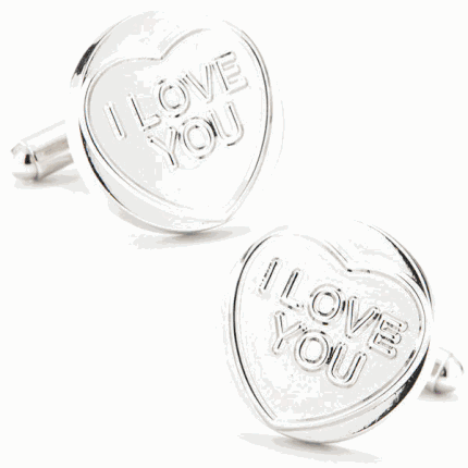 I Love You Sweetheart Cufflinks