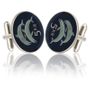 Iceland 2 Dolphins Coin Cuff Links