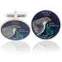 Idahoan Quarter Coin Cuff Links