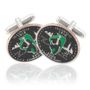 Illinoisan Quarter Coin Cuff Links