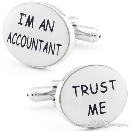 Im An Accountant Trust Me Cufflinks