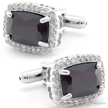 India Black Cufflinks