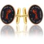 India Horse Coin Cuff Links