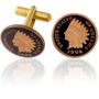Indian Head Penny Coin Cuff Links