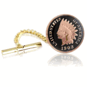 Indian Head Penny Coin Tie Tack