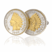 Indian Head Penny Cufflinks