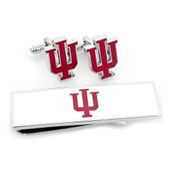 Indiana University Hoosiers Cufflink And Money Clip Gift Set