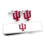 Indiana University Hoosiers Cufflink And Money Clip Gift Set