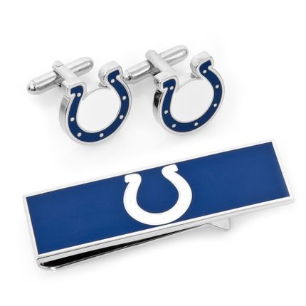 Indianapolis Colts Cufflinks And Money Clip Gift Set