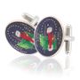 Indianian Quarter Coin Cuff Links