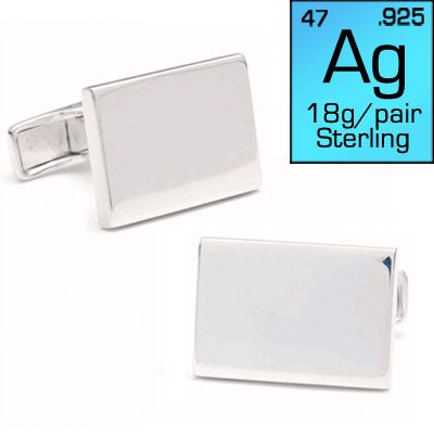 Infinity Edge Rectangular Cufflinks