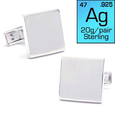 Infinity Edge Square Cufflinks