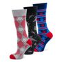 Intergalactic Battle 3 Pair Socks Gift Set