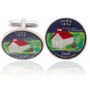 Iowan Quarter Coin Cuff Links