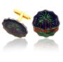 Iraq Palm Tree Coin Cuff Links
