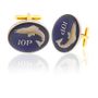 Ireland 10P Fish Coin Cuff Links