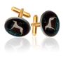 Ireland Dog Coin Cuff Links